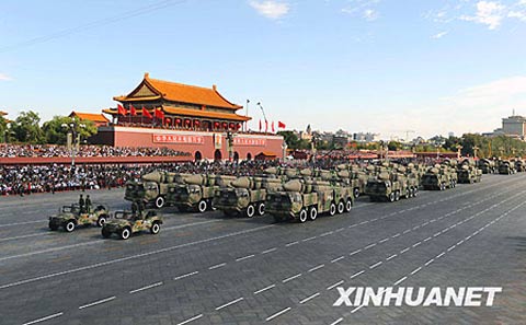 中國東風-21C導彈在今年的國慶閱兵中對外正式亮相。