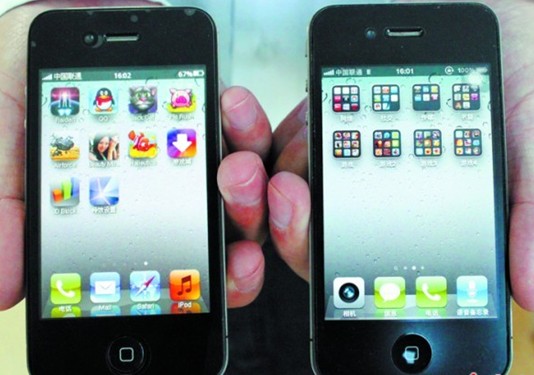 青島臺東現988元iPhone4S店員自爆是假貨 暗中吸金