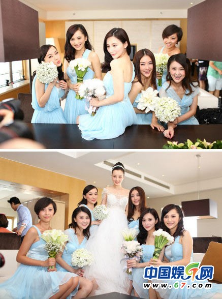 李小璐今日挺大肚嫁賈乃亮 婚禮現場及伴娘團曝光