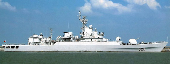 資料圖：東海艦隊列裝的錦陽號護衛艦。