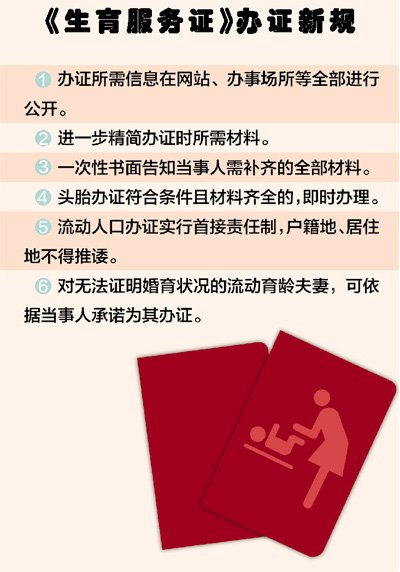 計生委：可依據(jù)承諾辦準(zhǔn)生證 各地不得推諉