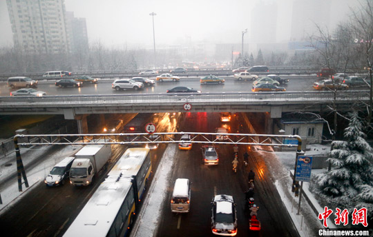 中國北方現大范圍降雪