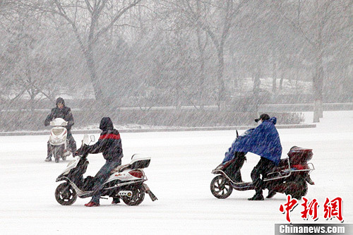 中國北方現大范圍降雪