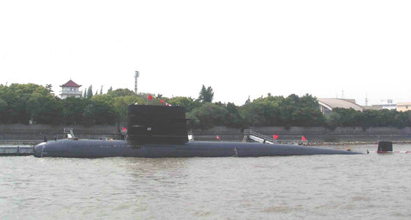 資料圖：中國海軍322號宋級常規(guī)潛艇。
