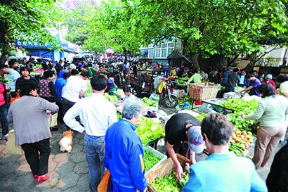 沂水路早市開20年被迫關門