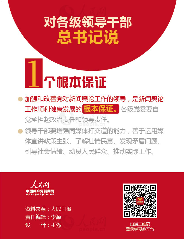 【圖解】數讀習近平總書記的新聞輿論觀【13】